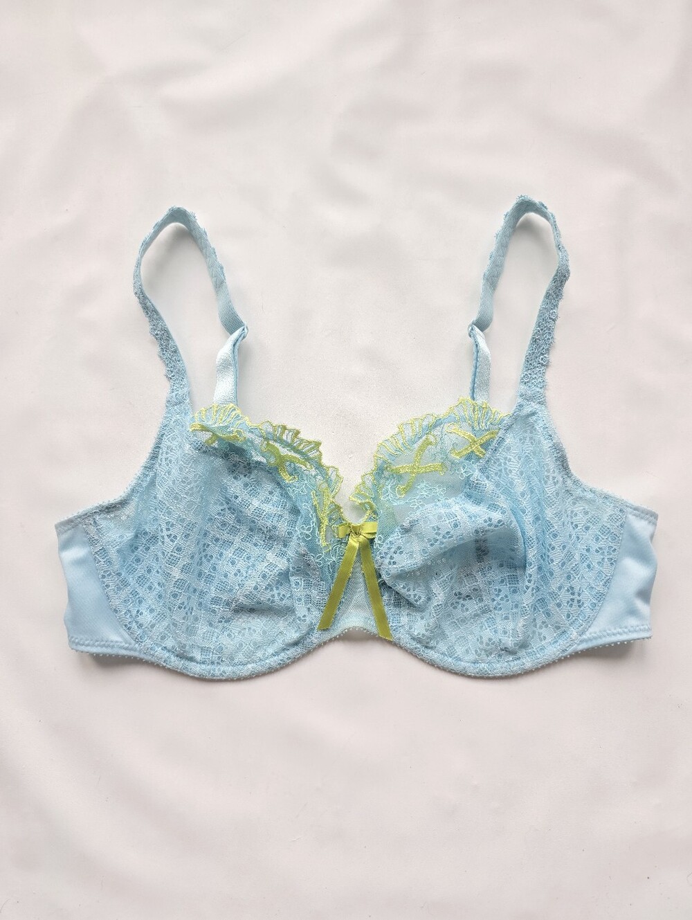 Empreinte Luxury Lingerie Invisible Lace Bra French Unlined Full Coverage 34D